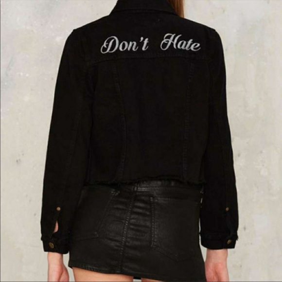 Pistola BRANDO CROP DENIM JACKET - WHITE LIES - Picture 2 of 8